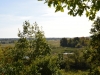 Čistyje Prudy (Tolminkiemis). Panorama delle campagne attorno alla parrocchia.